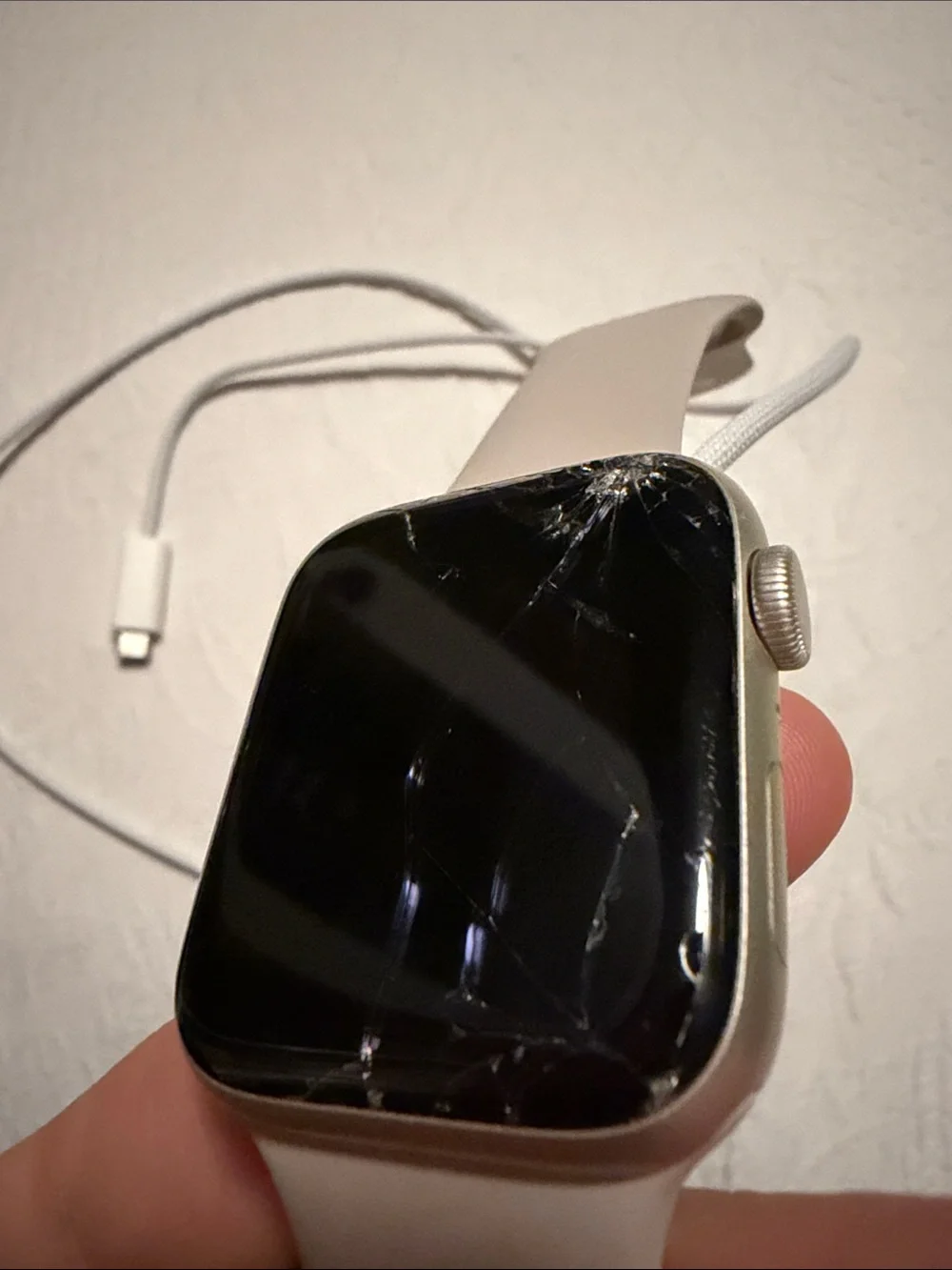 Apple smartwatch featuring
